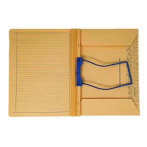 Standard heavy-duty file with flap, clip and gusset