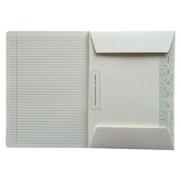 Top retrieval file with flap, no clip
