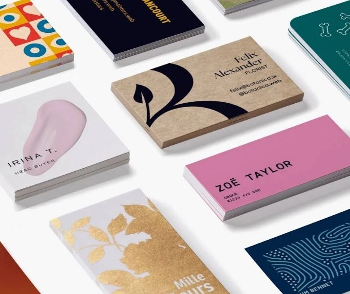 Custom printed business cards